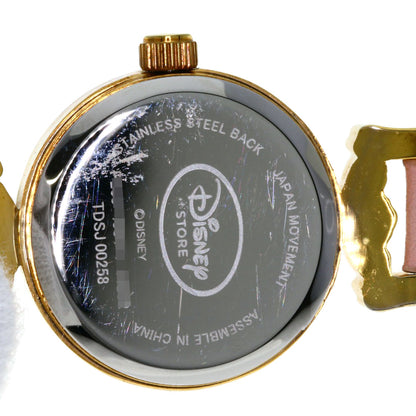 Disney Marie the Aristocats Watches TDSJ00258 Gold Plated/Leather Ladies
