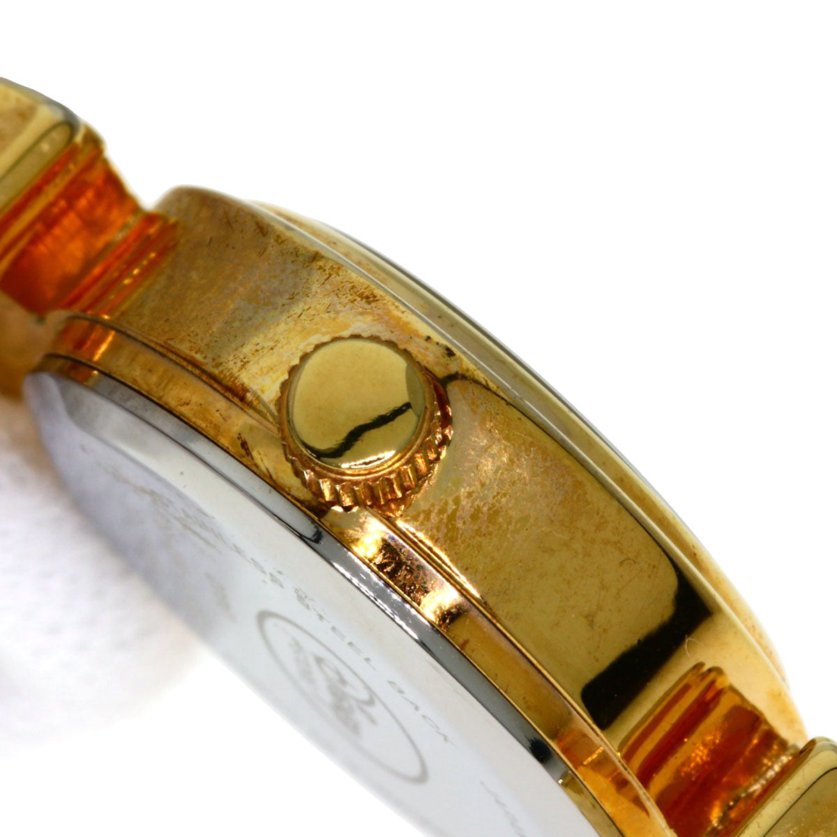 Disney Marie the Aristocats Watches TDSJ00258 Gold Plated/Leather Ladies