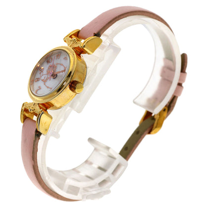 Disney Marie the Aristocats Watches TDSJ00258 Gold Plated/Leather Ladies