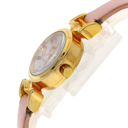 Disney Marie the Aristocats Watches TDSJ00258 Gold Plated/Leather Ladies
