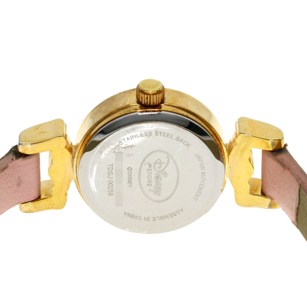 Disney Marie the Aristocats Watches TDSJ00258 Gold Plated/Leather Ladies