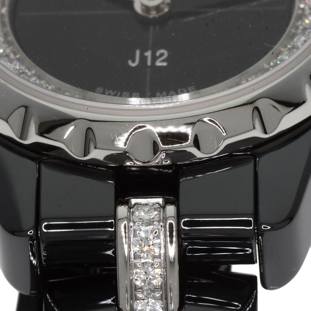 CHANEL J12 XS 0.7" Diamond Watches H5236 Ceramic/Ceramic Ladies