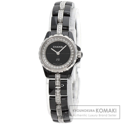 CHANEL J12 XS 0.7" Diamond Watches H5236 Ceramic/Ceramic Ladies