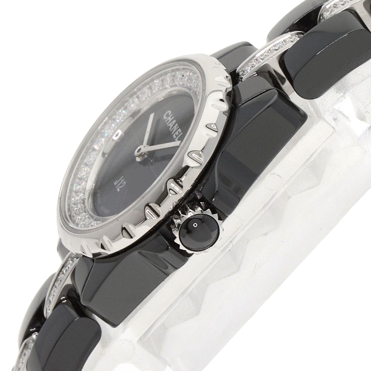 CHANEL J12 XS 0.7" Diamond Watches H5236 Ceramic/Ceramic Ladies