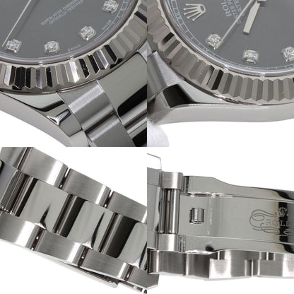 ROLEX Datejust 2 10P Diamond Watches 116334G Stainless Steel/Stainless Steel mens