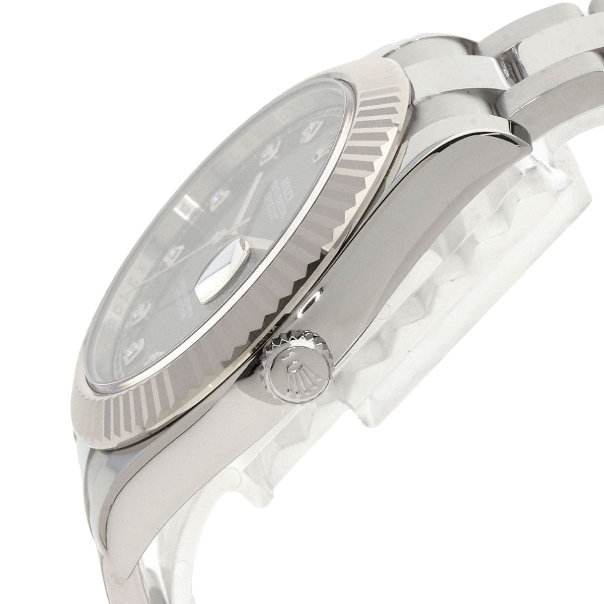 ROLEX Datejust 2 10P Diamond Watches 116334G Stainless Steel/Stainless Steel mens