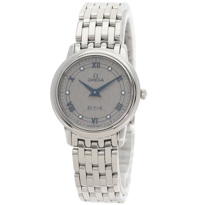 OMEGA De Ville Prestige 1.1" Watches 424.10.27.60.56.002 Stainless Steel/Stainless Steel Ladies