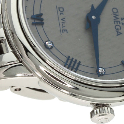 OMEGA De Ville Prestige 1.1" Watches 424.10.27.60.56.002 Stainless Steel/Stainless Steel Ladies