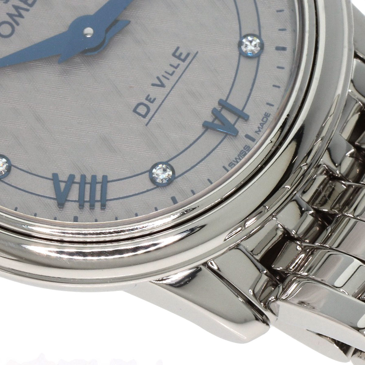 OMEGA De Ville Prestige 1.1" Watches 424.10.27.60.56.002 Stainless Steel/Stainless Steel Ladies
