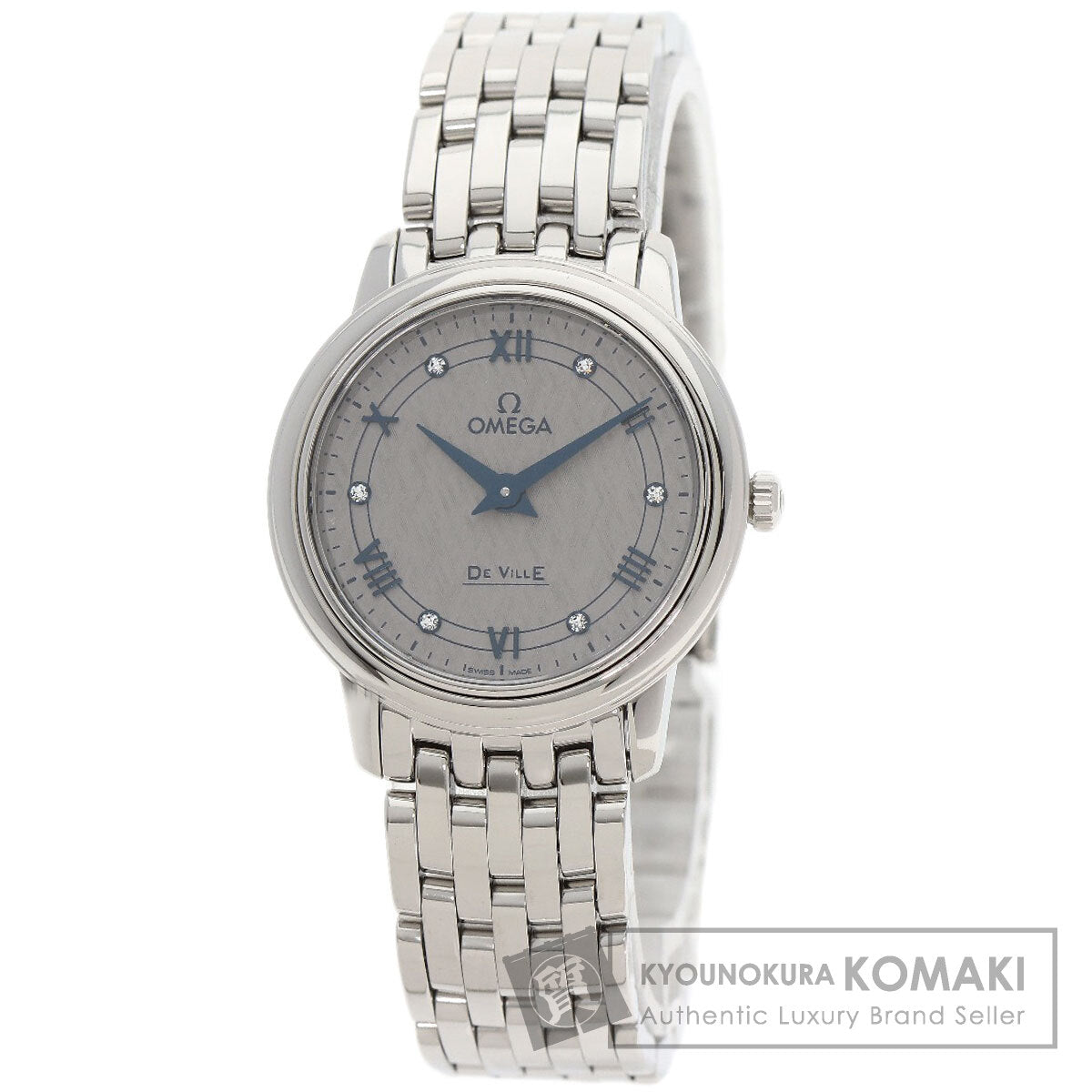 OMEGA De Ville Prestige 1.1" Watches 424.10.27.60.56.002 Stainless Steel/Stainless Steel Ladies