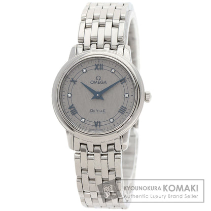 OMEGA De Ville Prestige 1.1" Watches 424.10.27.60.56.002 Stainless Steel/Stainless Steel Ladies