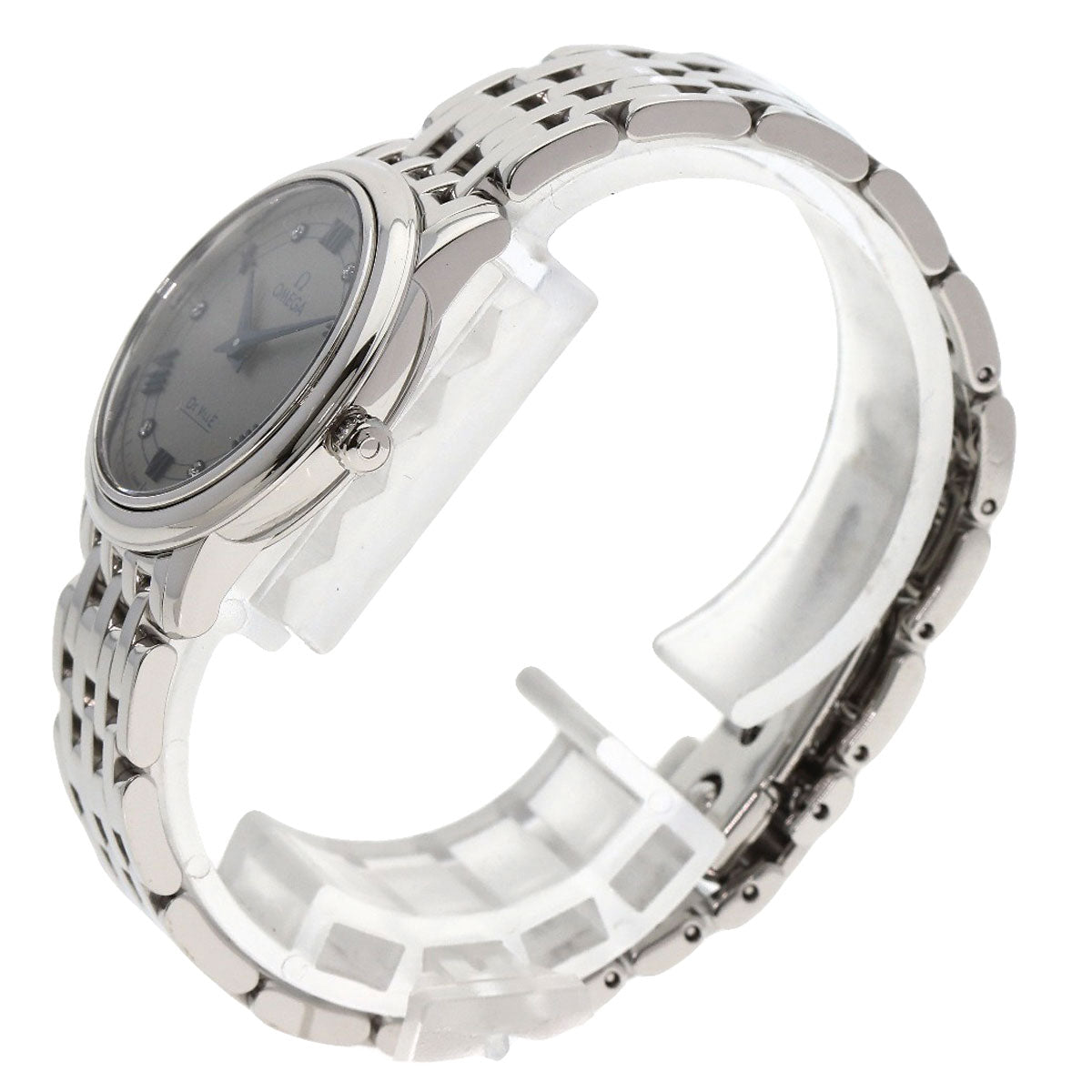 OMEGA De Ville Prestige 1.1" Watches 424.10.27.60.56.002 Stainless Steel/Stainless Steel Ladies