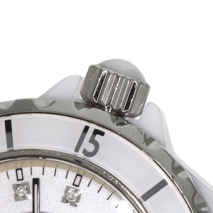 CHANEL J12 1.3" 12P Diamond Watches H1628 Ceramic/Ceramic Ladies