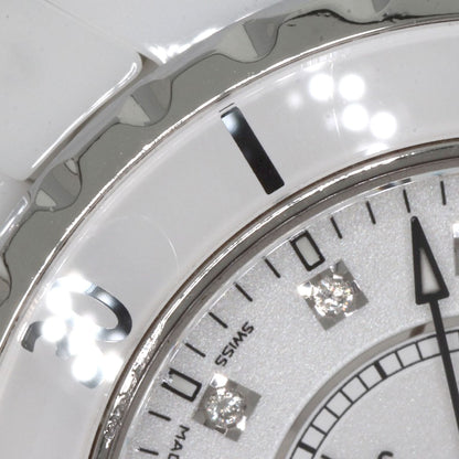 CHANEL J12 1.3" 12P Diamond Watches H1628 Ceramic/Ceramic Ladies