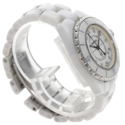 CHANEL J12 1.3" 12P Diamond Watches H1628 Ceramic/Ceramic Ladies