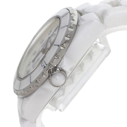 CHANEL J12 1.3" 12P Diamond Watches H1628 Ceramic/Ceramic Ladies