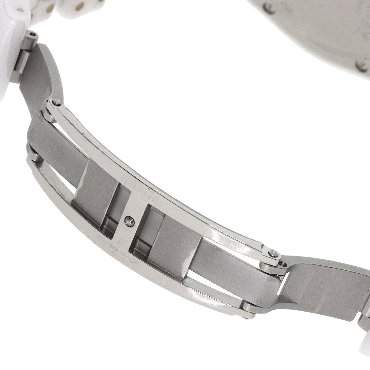 CHANEL J12 1.3" 12P Diamond Watches H1628 Ceramic/Ceramic Ladies