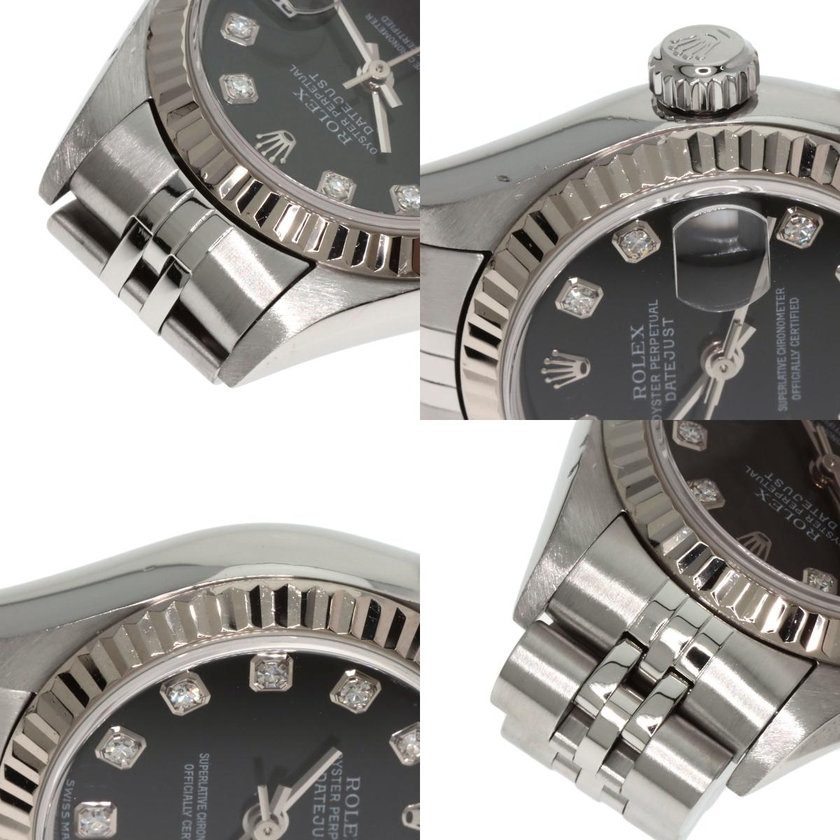 ROLEX DATEJUST 10P Diamond Watches 79174G Stainless Steel/Stainless Steel Ladies
