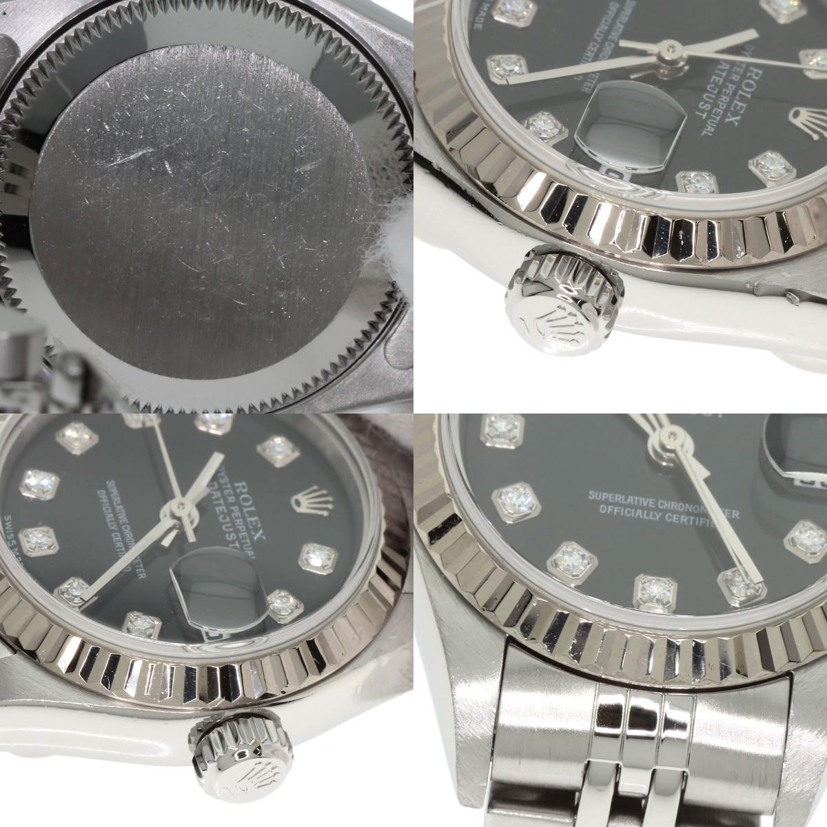 ROLEX DATEJUST 10P Diamond Watches 79174G Stainless Steel/Stainless Steel Ladies