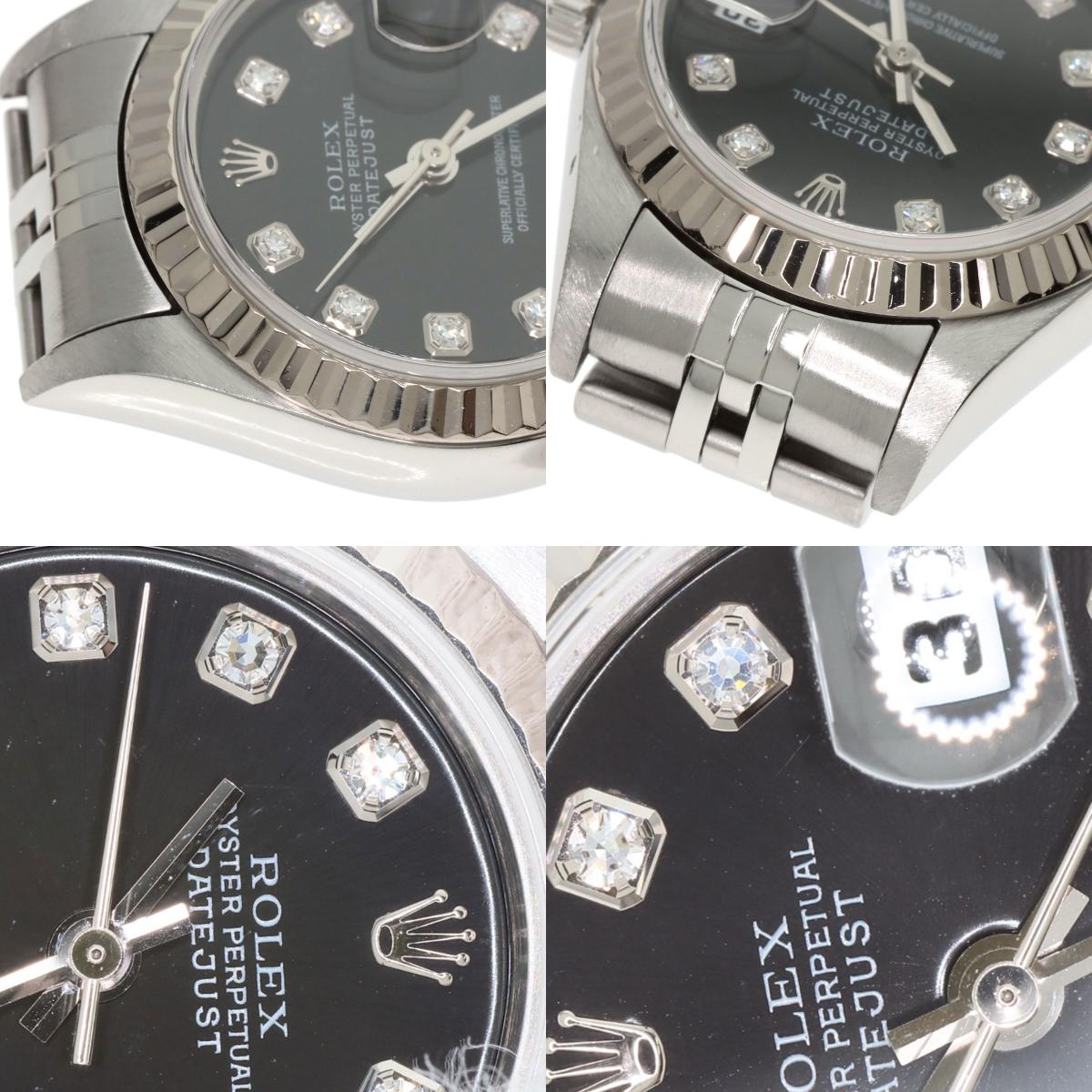 ROLEX DATEJUST 10P Diamond Watches 79174G Stainless Steel/Stainless Steel Ladies