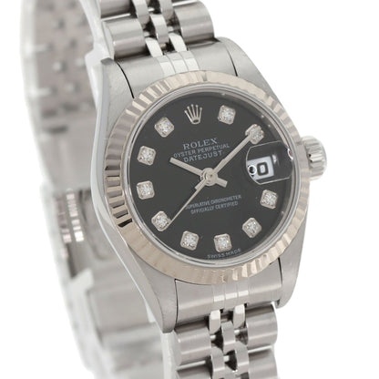 ROLEX DATEJUST 10P Diamond Watches 79174G Stainless Steel/Stainless Steel Ladies
