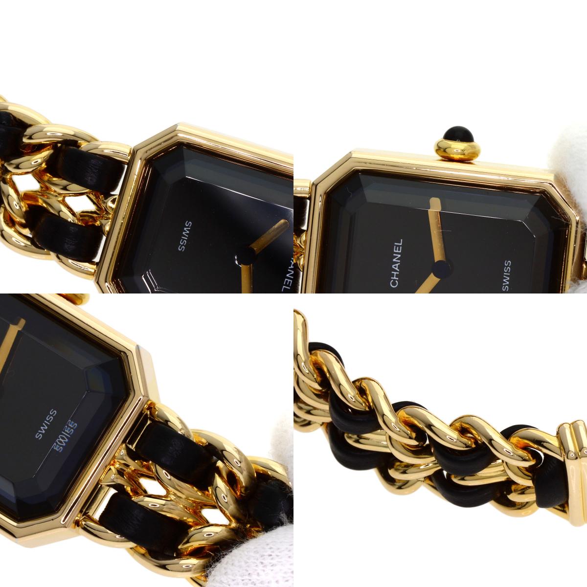 CHANEL Premiere S Watches Ｈ0001 Gold Plated/GPxLeather Ladies