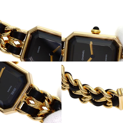 CHANEL Premiere S Watches Ｈ0001 Gold Plated/GPxLeather Ladies