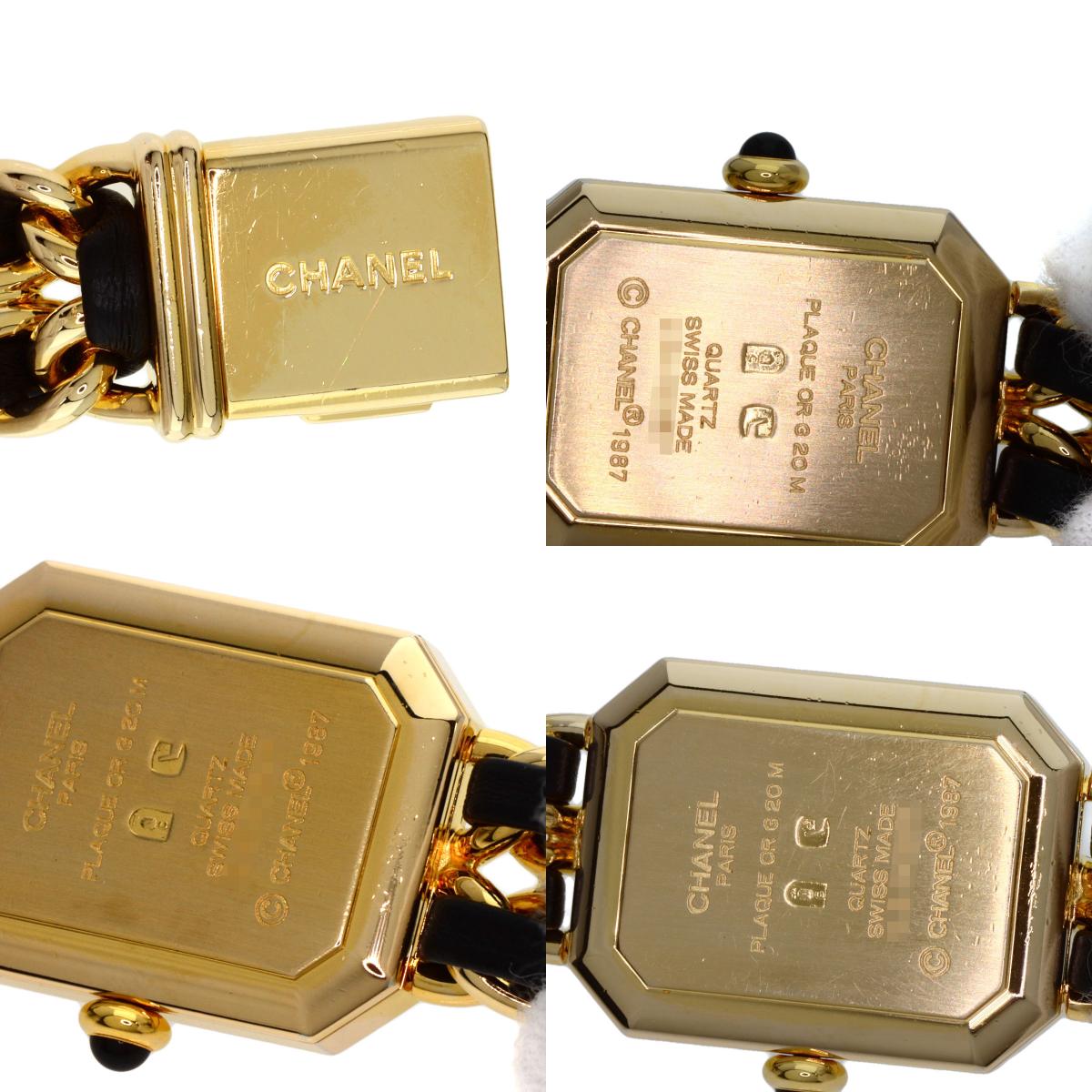 CHANEL Premiere S Watches Ｈ0001 Gold Plated/GPxLeather Ladies