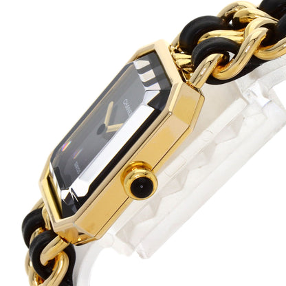 CHANEL Premiere S Watches Ｈ0001 Gold Plated/GPxLeather Ladies