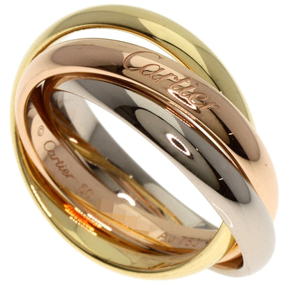 CARTIER   Trinity #50 current model Ring  K18 Yellow Gold 18K Pink GoldLadies [Used]