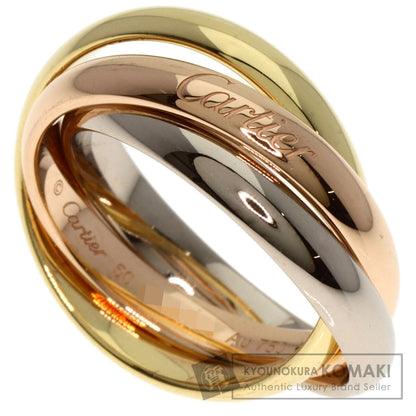 CARTIER   Trinity #50 current model Ring  K18 Yellow Gold 18K Pink GoldLadies [Used]