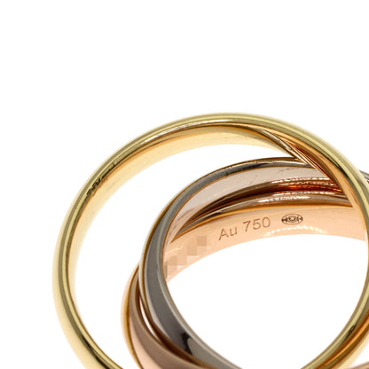 CARTIER   Trinity #50 current model Ring  K18 Yellow Gold 18K Pink GoldLadies [Used]