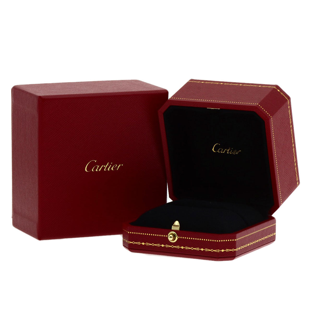 CARTIER   Trinity #50 current model Ring  K18 Yellow Gold 18K Pink GoldLadies [Used]