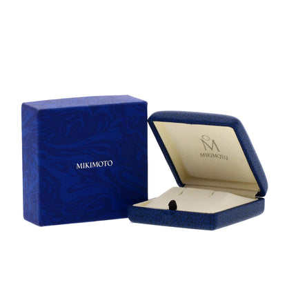 MIKIMOTO Akoya Pearl Pearl Diamond earring K18 Pink Gold Ladies [Used]