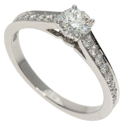 CARTIER Solitaire Diamond # 47 Ring Platinum PT950 Ladies [Used]