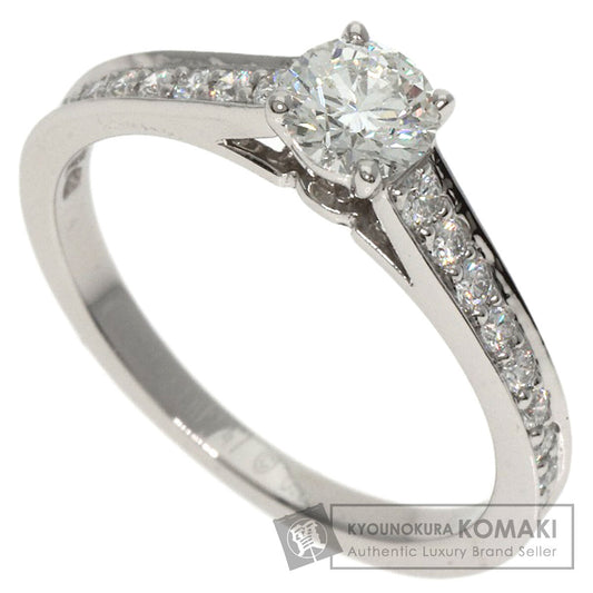CARTIER Solitaire Diamond # 47 Ring Platinum PT950 Ladies [Used]