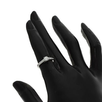 CARTIER Solitaire Diamond # 47 Ring Platinum PT950 Ladies [Used]
