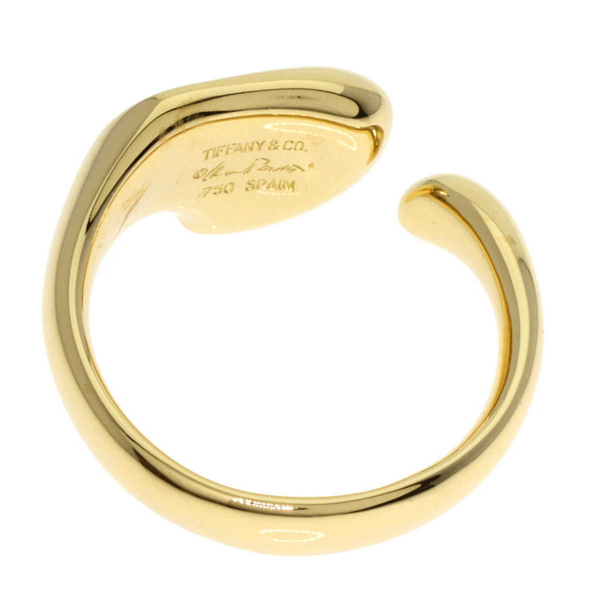 TIFFANY&Co.   Full heart Ring  K18 Yellow Gold Ladies [Used]