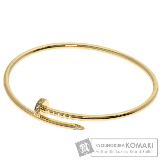 CARTIER Juste Uncre SM Diamond #16 Bracelet K18 Yellow Gold Ladies [Used]