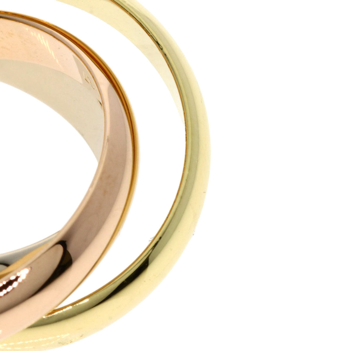 CARTIER Trinity #54 Ring K18 Yellow Gold K18 White GoldLadies [Used]