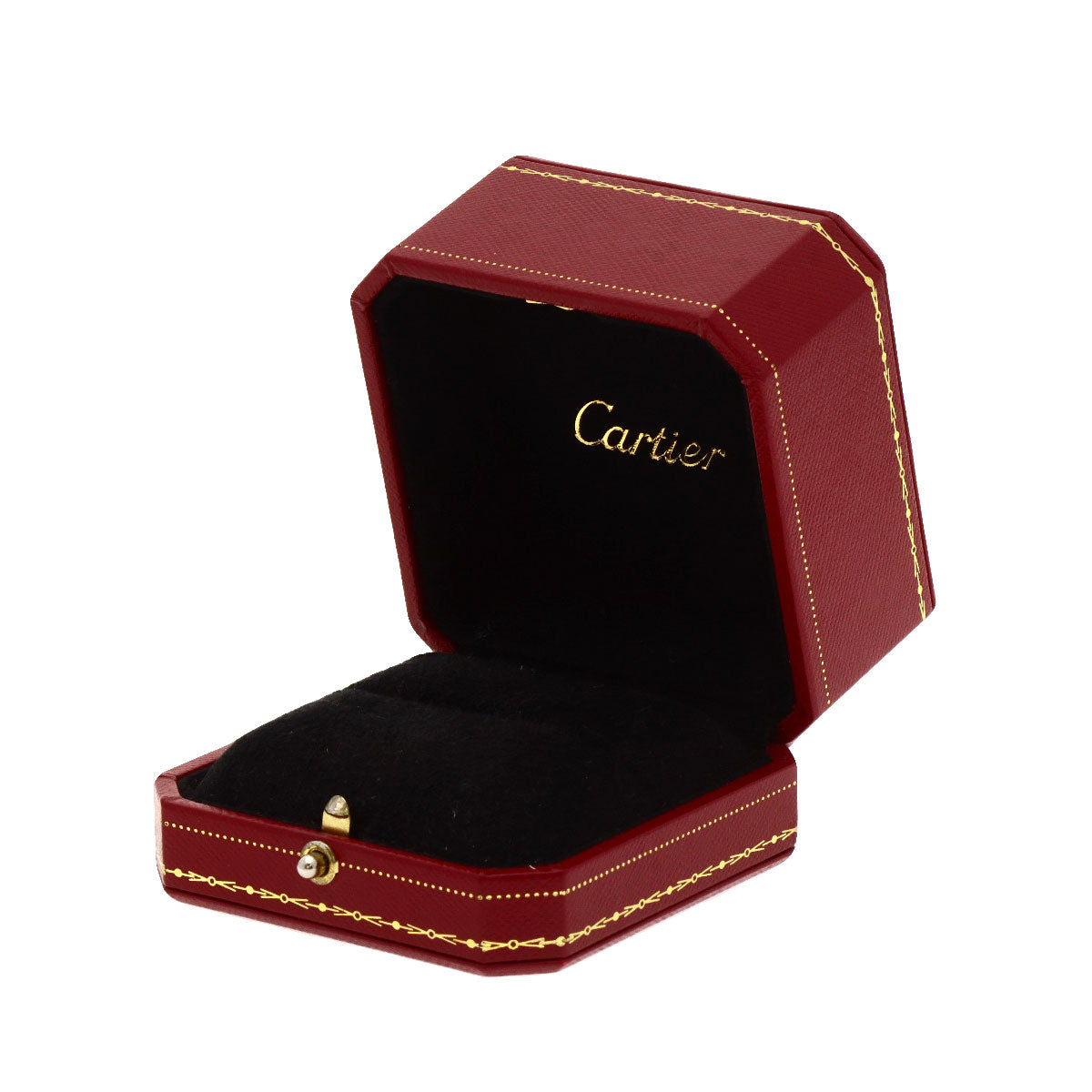 CARTIER Destiny Full Eternity Diamond#48 Ring K18 Yellow Gold Ladies [Used]
