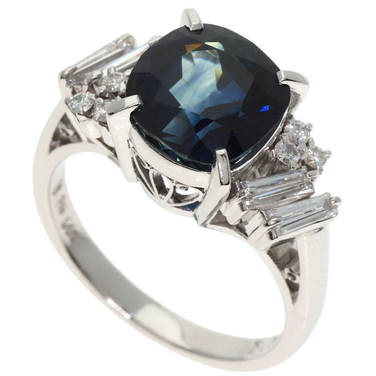 TASAKI Blue sapphire diamond Ring Platinum PT900 Ladies [Used]