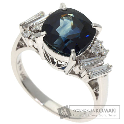 TASAKI Blue sapphire diamond Ring Platinum PT900 Ladies [Used]