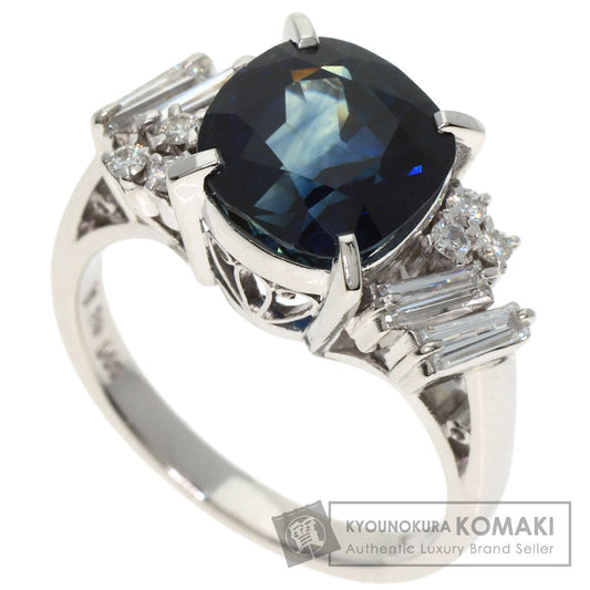 TASAKI Blue sapphire diamond Ring Platinum PT900 Ladies [Used]