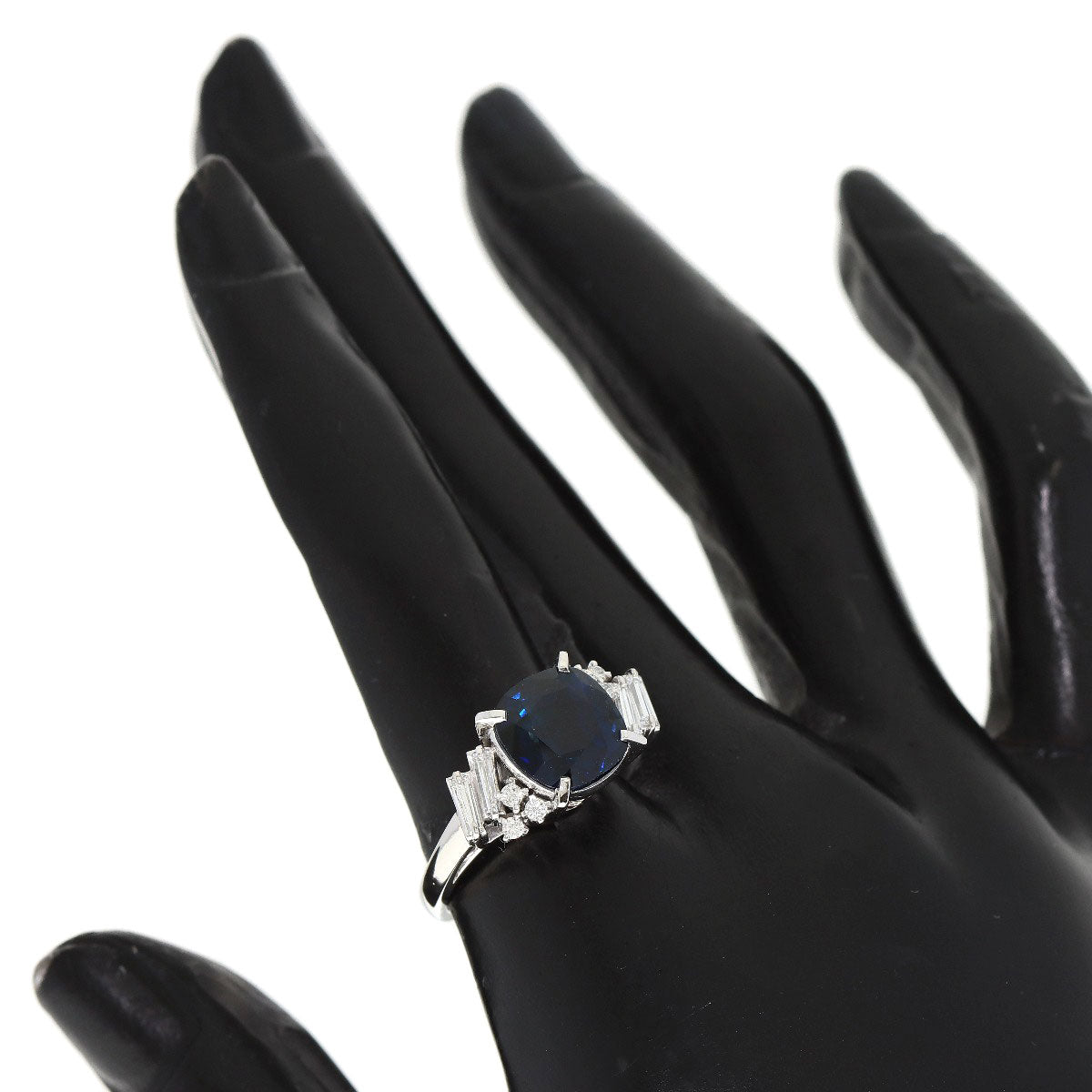 TASAKI Blue sapphire diamond Ring Platinum PT900 Ladies [Used]
