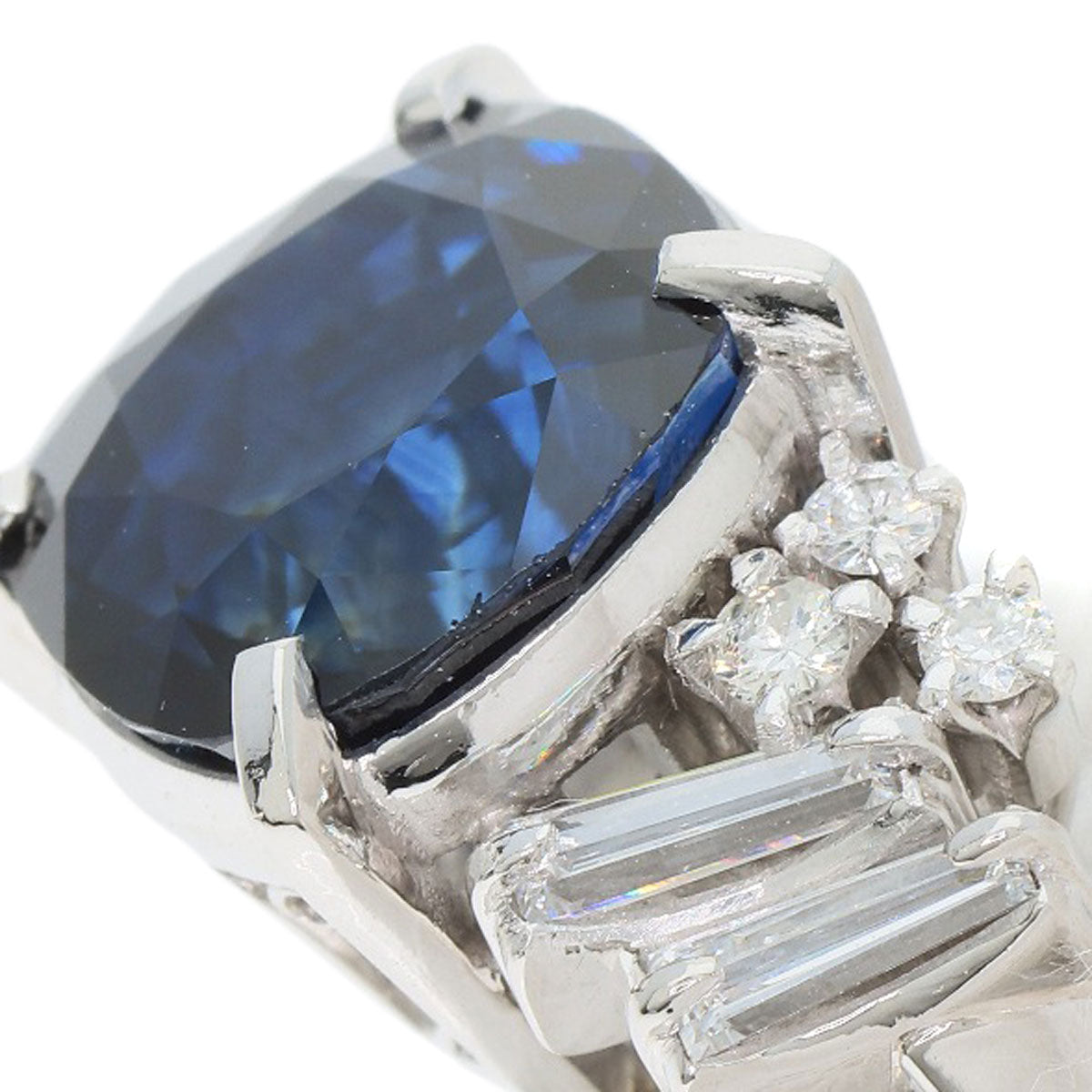 TASAKI Blue sapphire diamond Ring Platinum PT900 Ladies [Used]