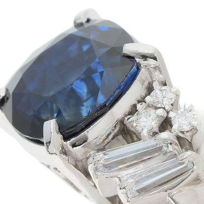 TASAKI Blue sapphire diamond Ring Platinum PT900 Ladies [Used]