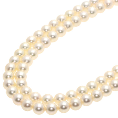 MIKIMOTO Pearl Pearl 2 series Necklace K14 White Gold Ladies [Used]