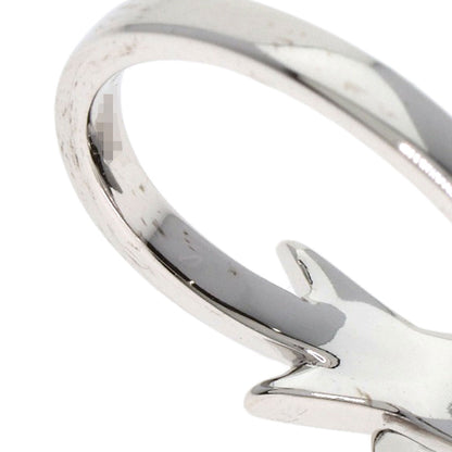 MAUBOUSSIN Etoile de Vie Diamond Shell #54 Ring K18 White Gold Ladies [Used]