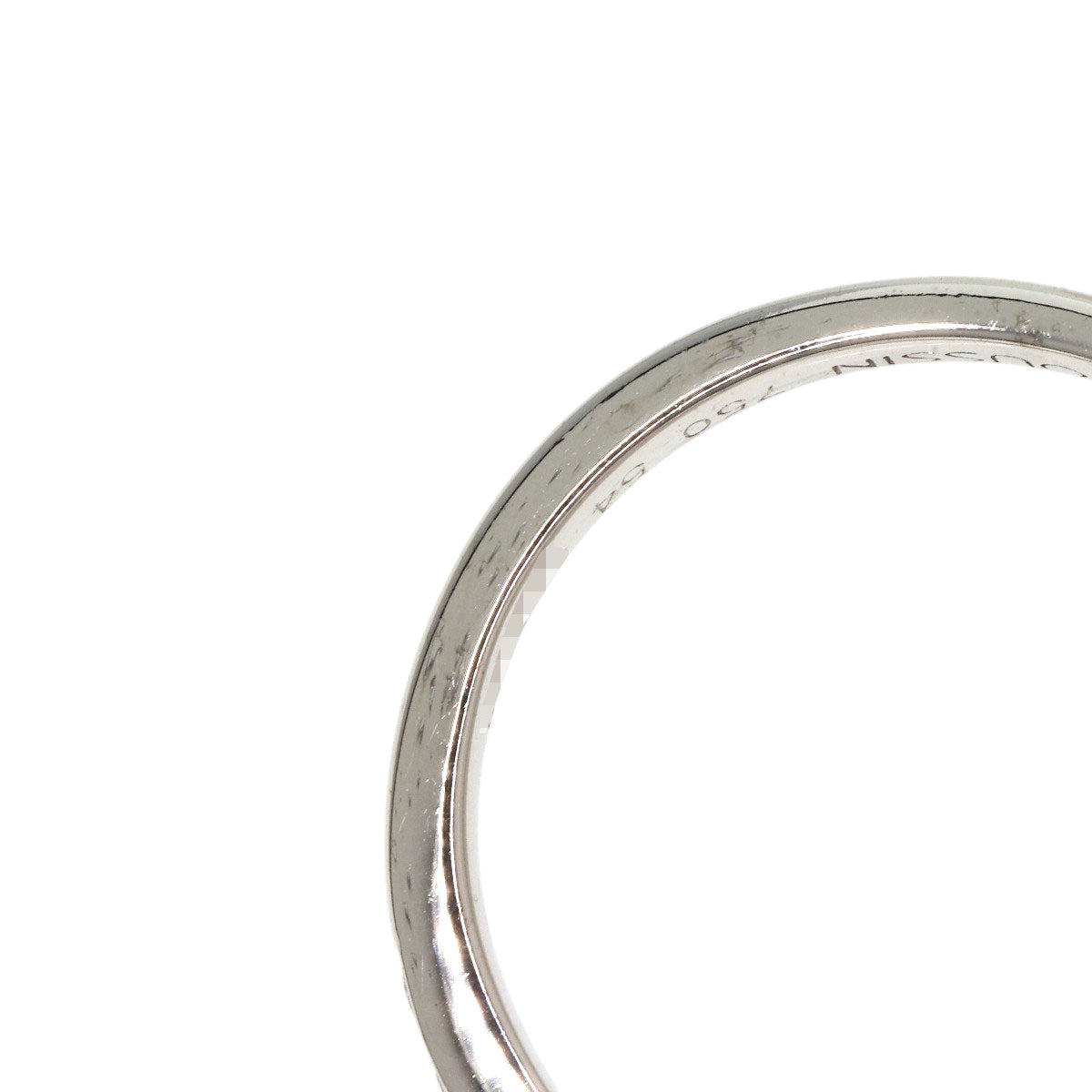 MAUBOUSSIN Etoile de Vie Diamond Shell #54 Ring K18 White Gold Ladies [Used]